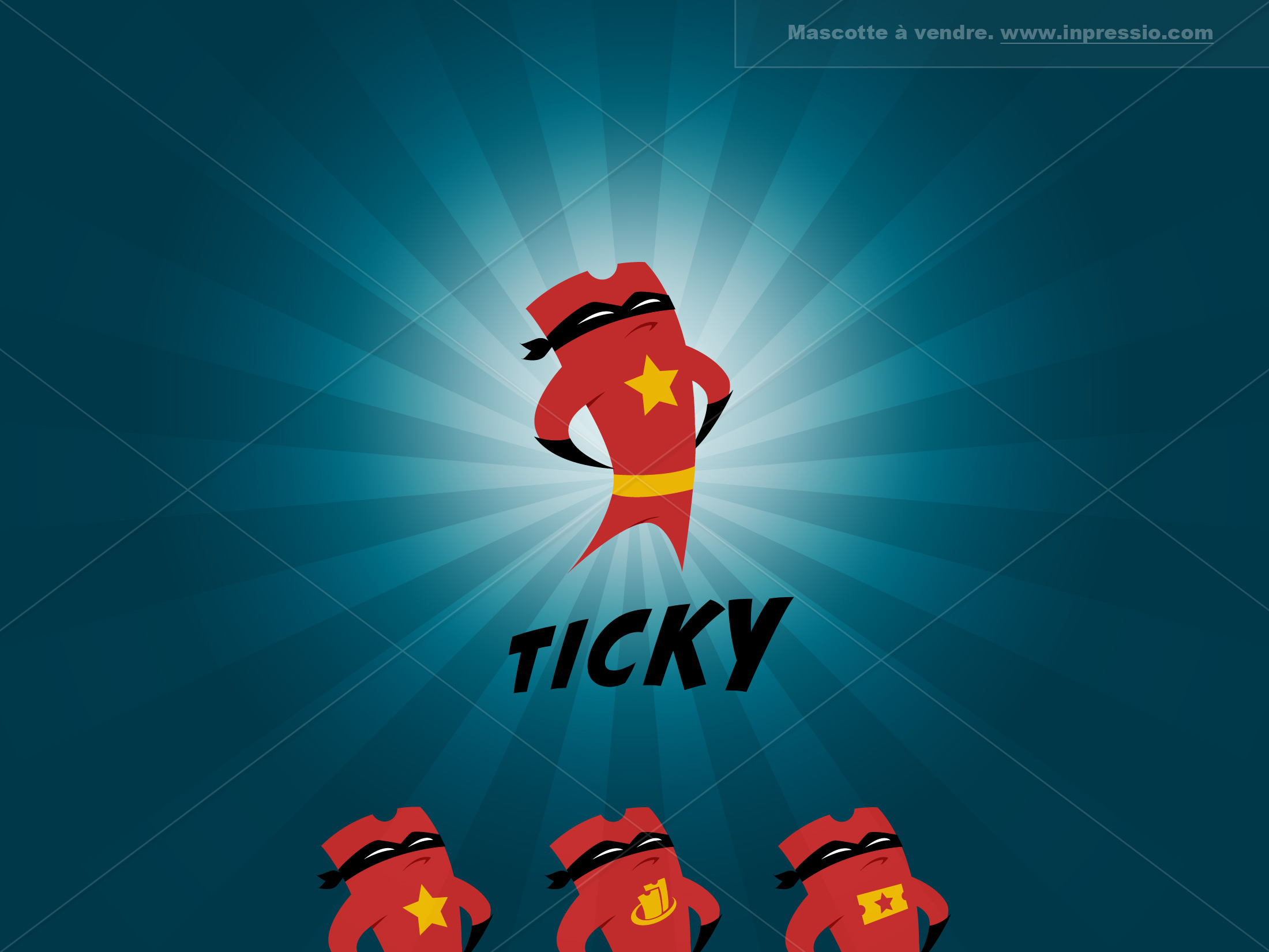 Ticky - Mascotte à vendre