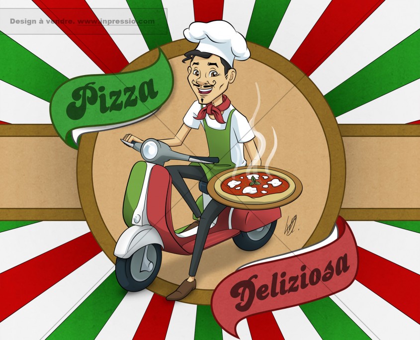 Pizza! - Design de packaging à vendre